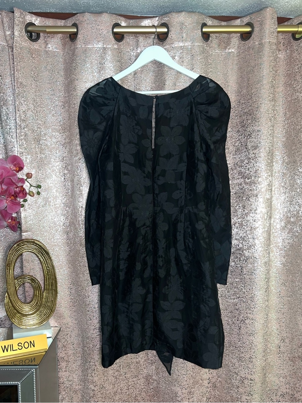 NWT Milly Black Grace Dress - Picture 6 of 6
